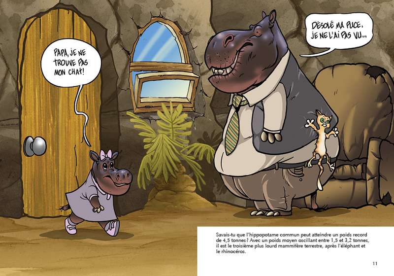 Savais-tu? En couleur T56 - Les hippopotames
