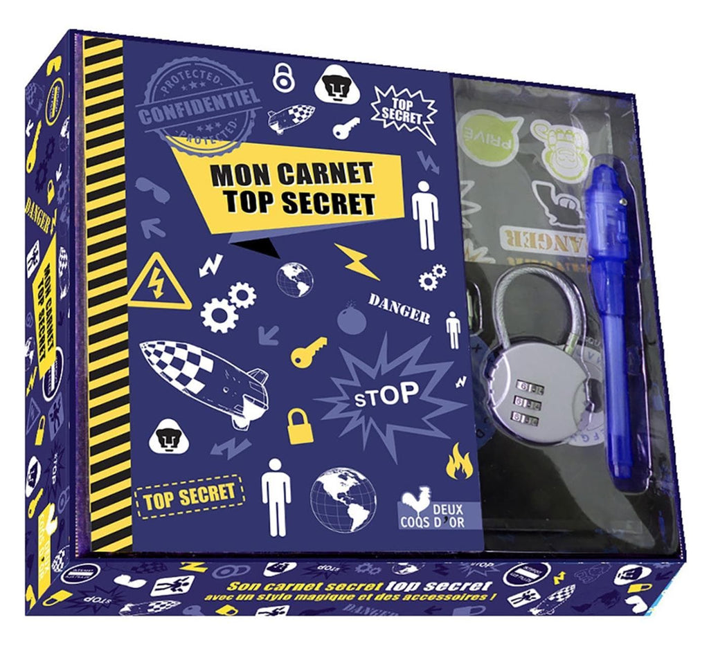 Mon coffret carnet top secret