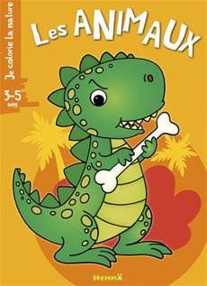 Cahier de coloriage: Les animaux (dinosaure)