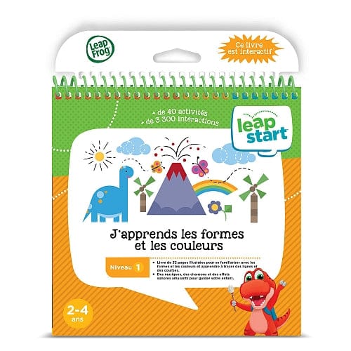 LeapStart - J'apprends les formes et les couleurs - Livre d'activités - Niveau 1