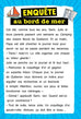 Super énigmes - Sami et Julie - Enquête au bord de la mer
