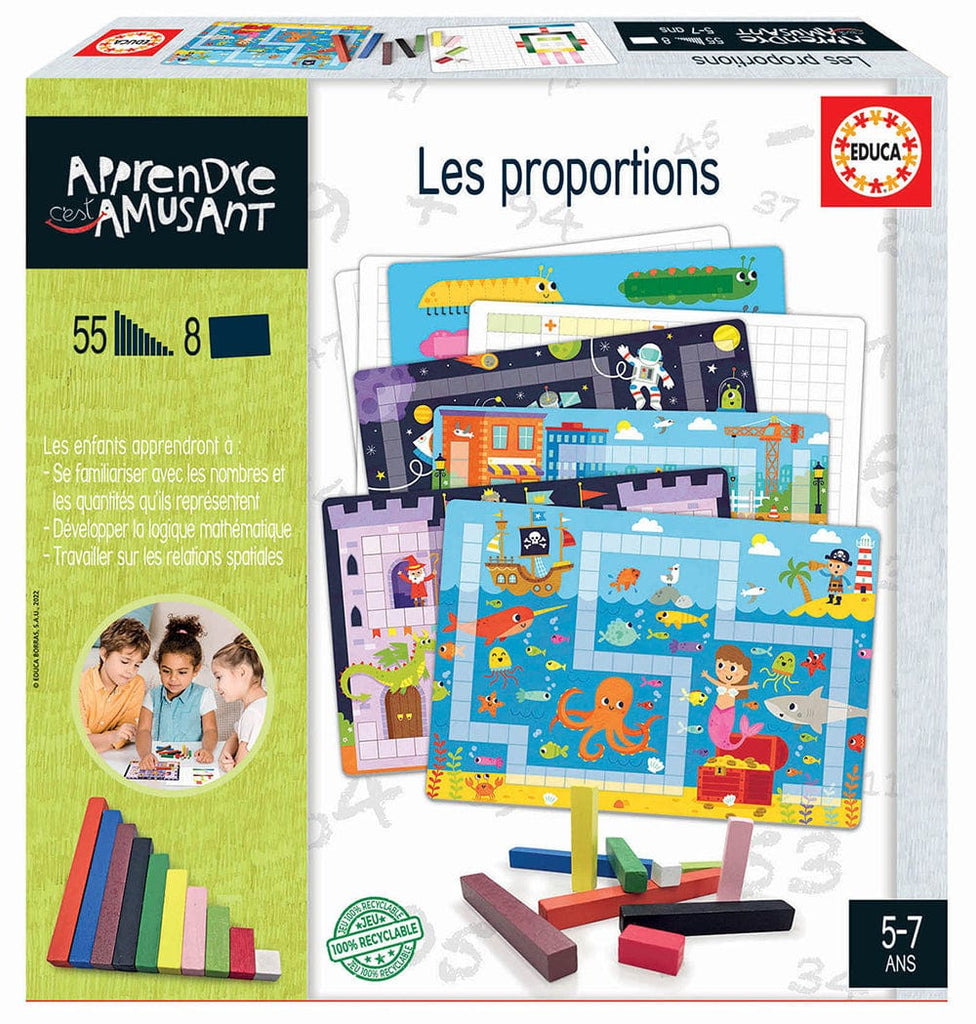 Apprendre c'est amusant - Les proportions