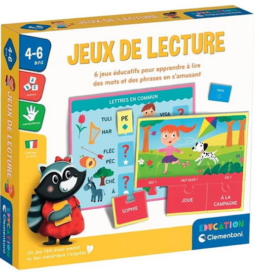 Education - jeux de lecture
