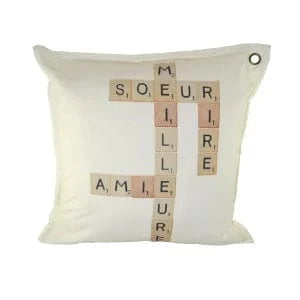 Coussin - Soeur (bilingue)