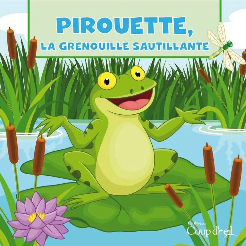Pirouette, la grenouille sautillante (livre bain)