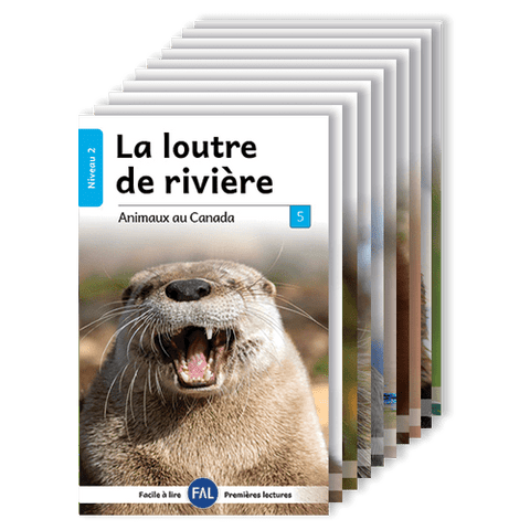 Ensemble Facile à lire - Les animaux au Canada - Niveau 2