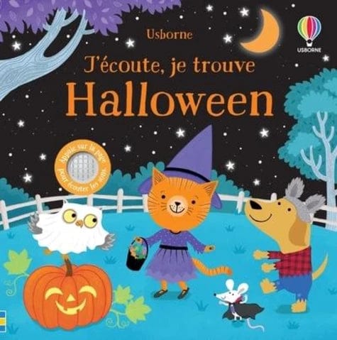Livre sonore - J'écoute, je trouve Halloween