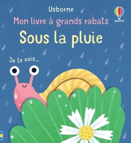 Mon livre à grand rabats - Sous la pluie