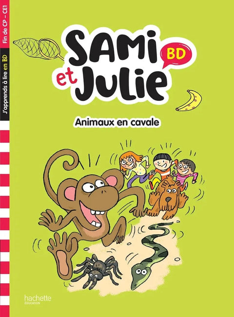 Sami et Julie BD - Animaux en cavale