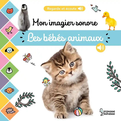 Mon imagier sonore - Les bébés animaux