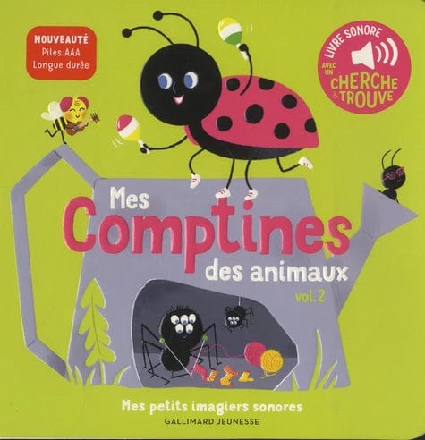 Livre sonore - Mes comptines des animaux 2