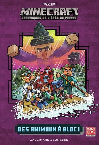 Minecraft - Chroniques de l'épée de Pierre T03 - Des animaux à bloc !