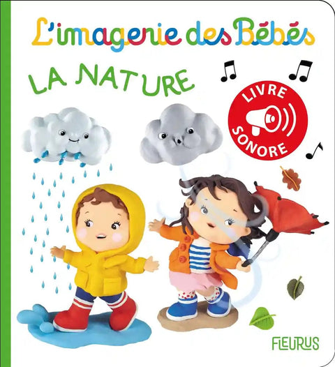 Livre sonore L'imagerie des bébés - La nature
