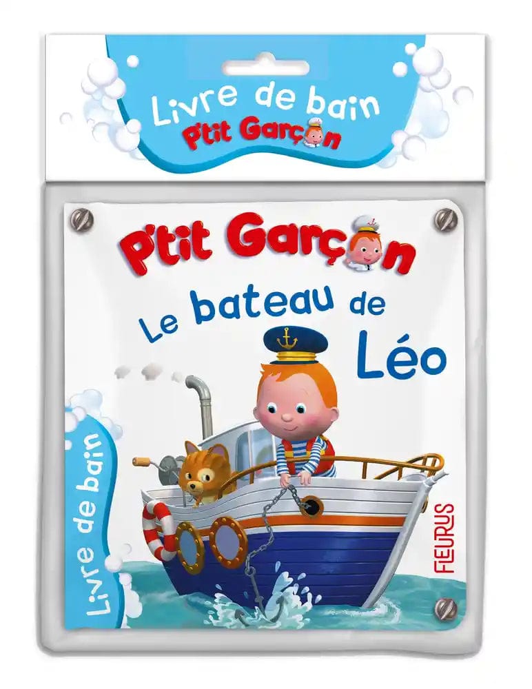 P'tit garçon - Le bateau de Léo - Livre de bain