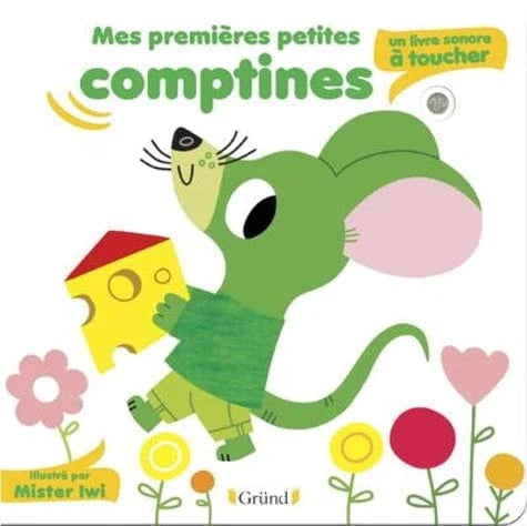 Livre sonore à toucher - Mes premières petites comptines