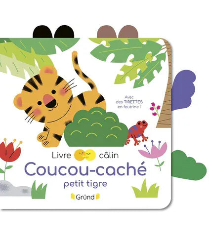 Livre câlin - Coucou-caché - Petit tigre