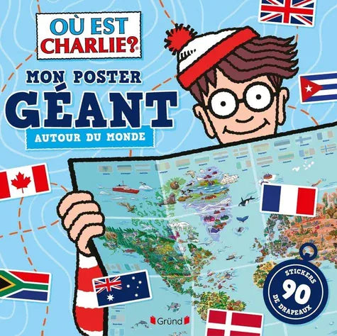 Où est Charlie ? Mon poster géant autour du monde