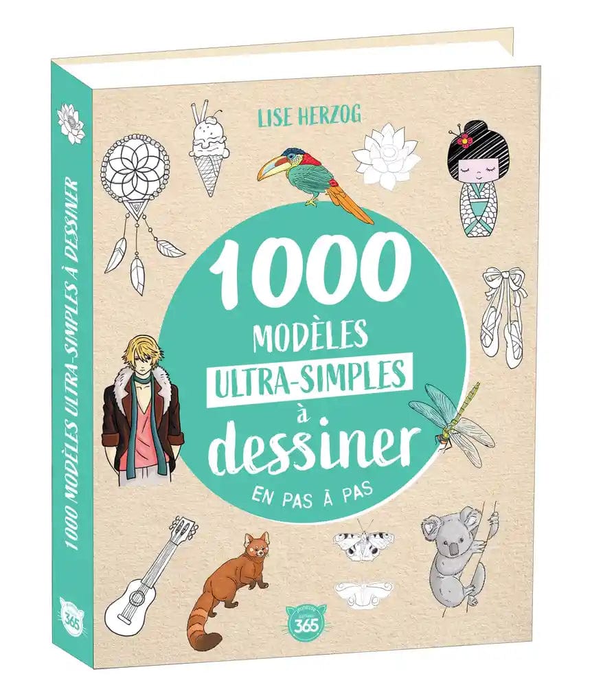 1000 modèles ultra-simples à dessiner en pas à pas