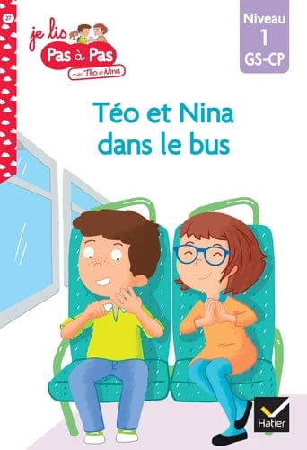 Je lis pas à pas - Téo et Nina dans le bus