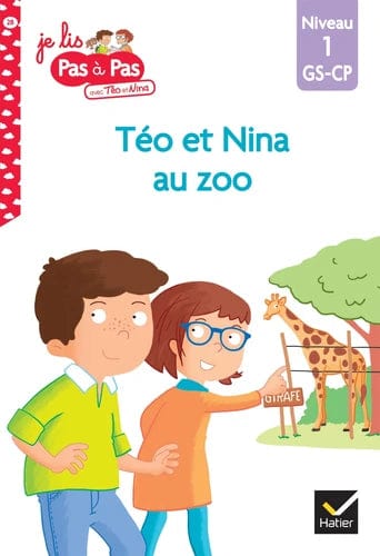 Je lis pas à pas - Téo et Nina au zoo