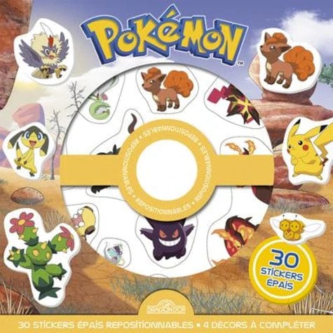 Pokémon - Stickers repositionnables