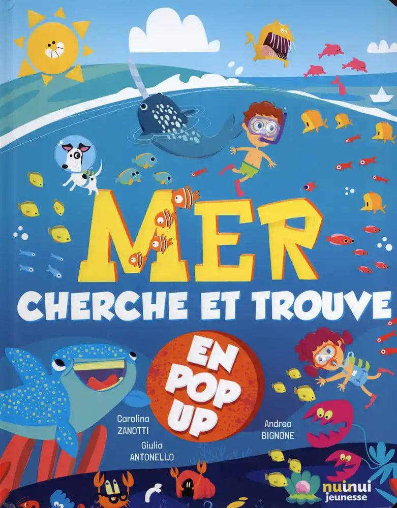 Mer - Cherche et trouve en pop-up