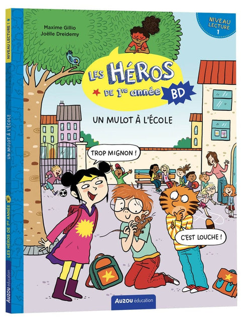 Les héros de 1re année - Un mulot à l'école - Niveau 1 en BD