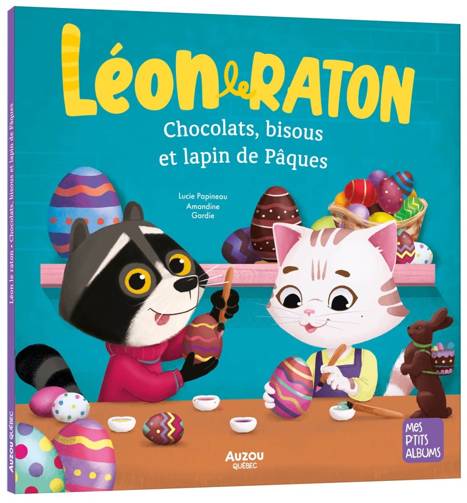 Léon le raton - Chocolats, bisous et lapin de Pâques
