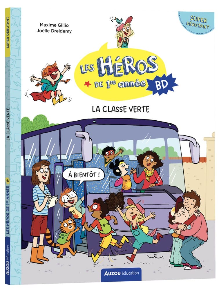 Les Héros de 1re année BD - La classe verte - niveau super débutant