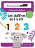 Les chiffres de 1 à 20 - Avec 1 crayon effaçable