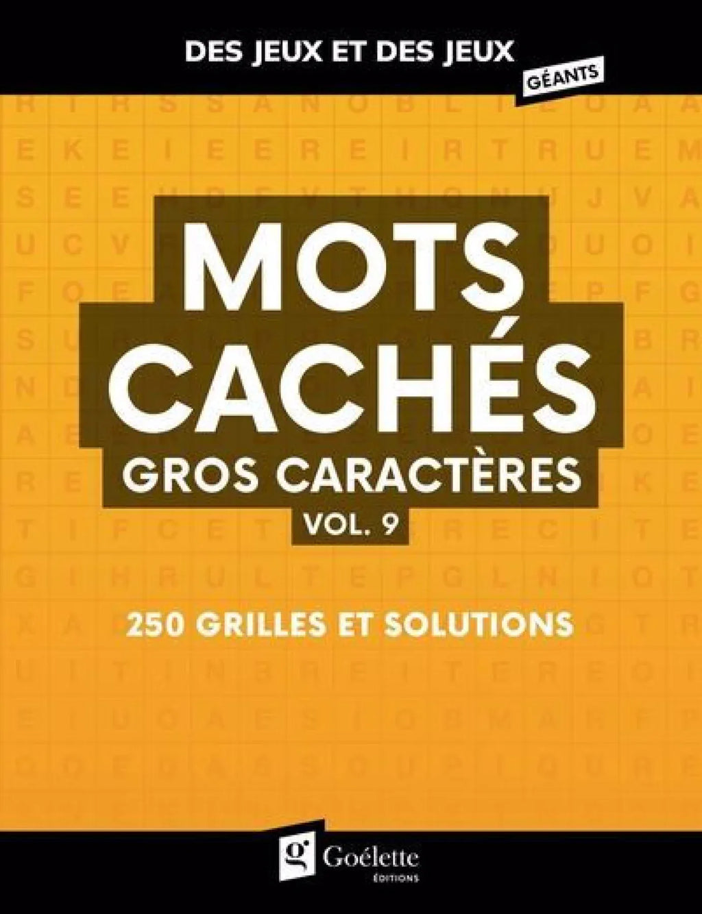 Mots cachés gros caractères Vol.9
