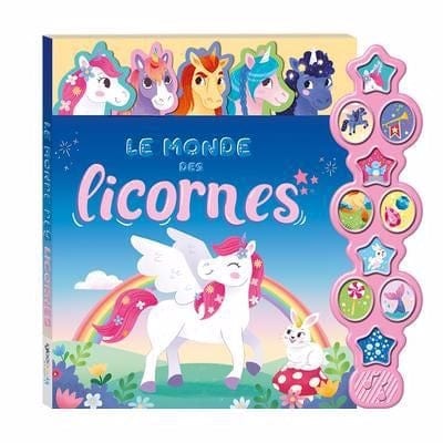 Livre sonore - Le monde des licornes