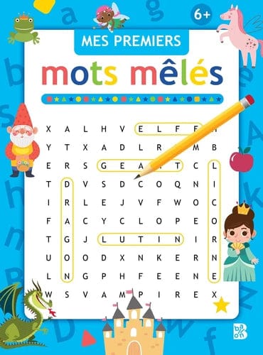 Mes premiers mots mêlés - 6 ans