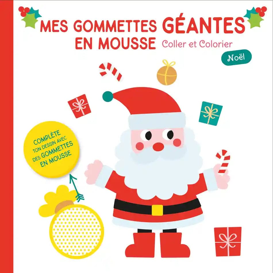 Mes gommettes géantes - Noël rouge