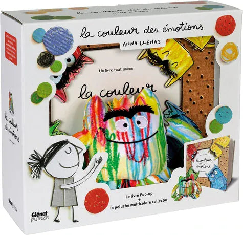 La couleur des émotions: le livre pop-up et la peluche multicolore