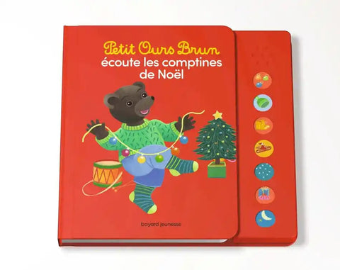 Petit Ours Brun écoute les comptines de Noël