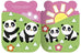 Gommettes Formes :  Coucou petit panda
