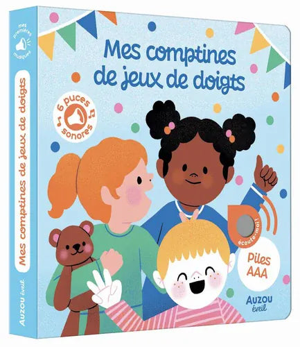 Livre sonore - Mes comptines de jeux de doigts