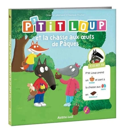P'tit loup et la chasse aux oeufs de Pâques