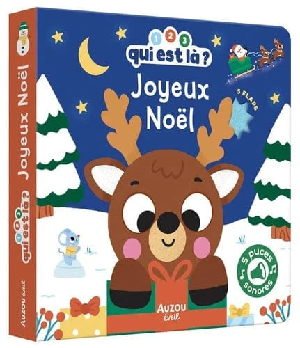 Livre sonore - 1 2 3 qui est là ? - Joyeux Noël