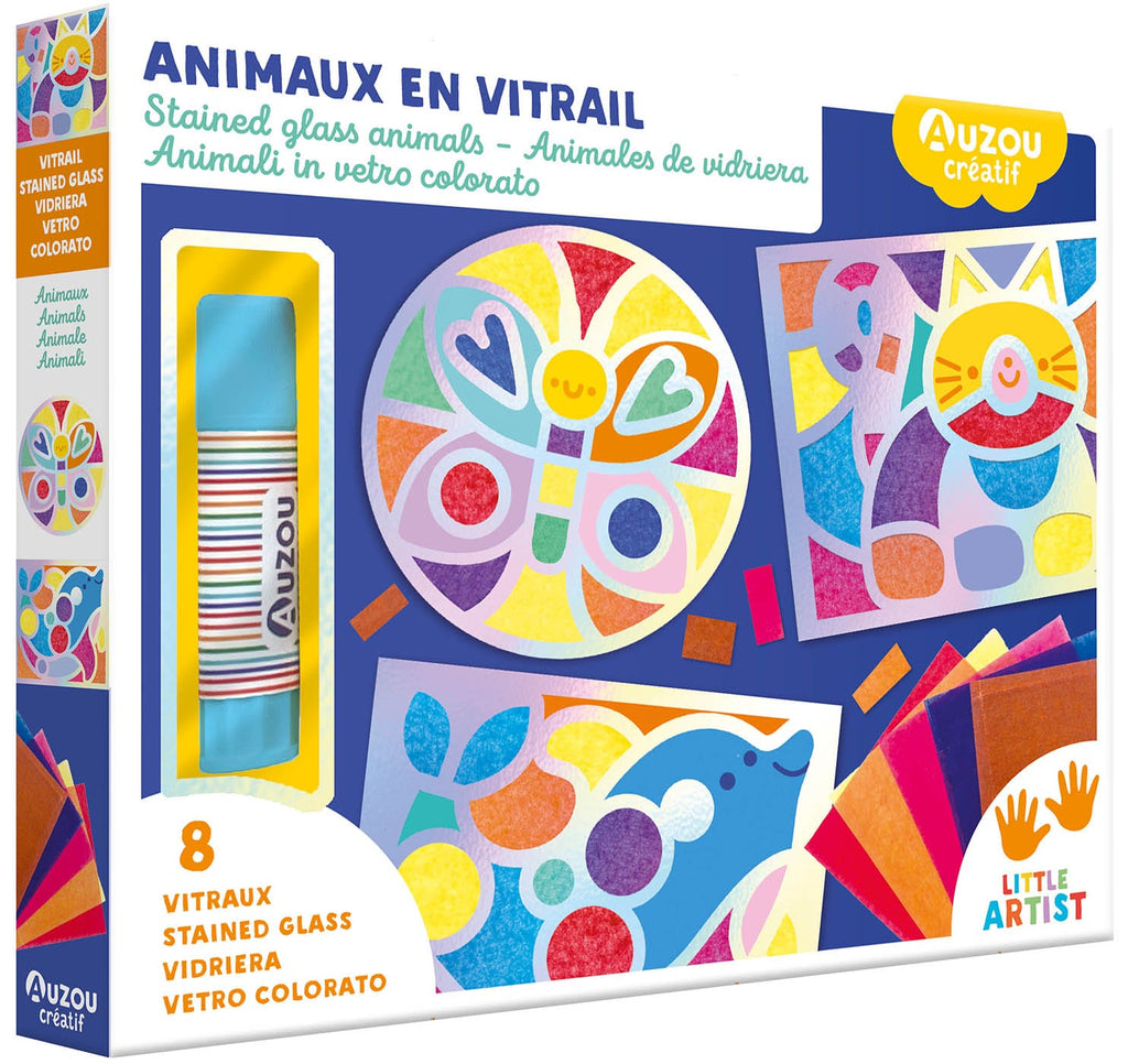 Animaux en vitrail