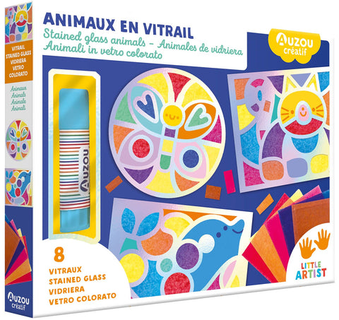 Animaux en vitrail