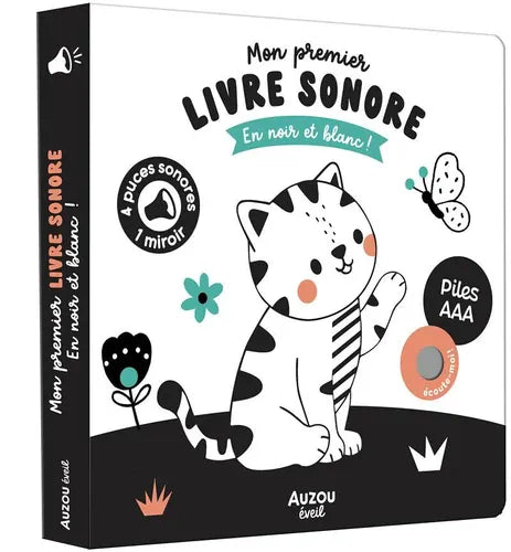 Livre sonore - Mon premier livre sonor en noir et blanc !