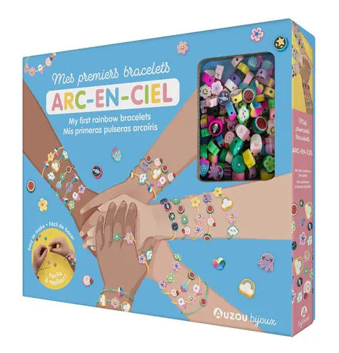 Mes premiers bracelets arc-en-ciel