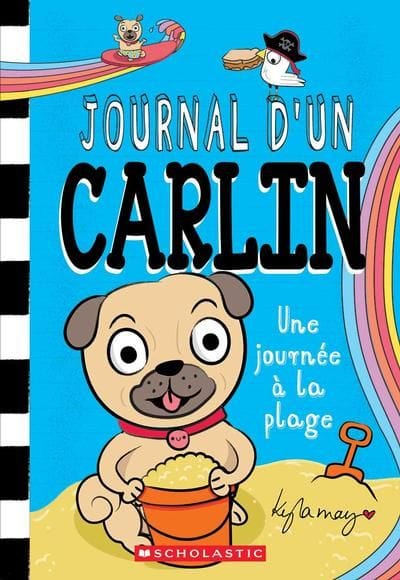 Journal d'un carlin T10 - Une journée à la plage