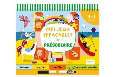 Mes jeux effaçables de préscolaire