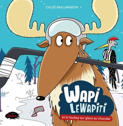 Wapi LeWapiti et le hockey sur glace