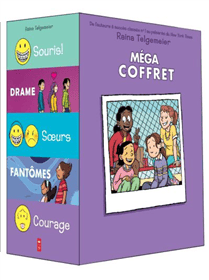 Méga coffret Raina : Souris!, Sœurs, Drame, Fantômes, Courage