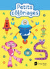 Petits coloriages avec 6 crayons - Robots