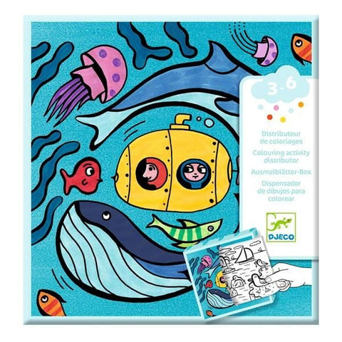 Distributeur de coloriage - Océan